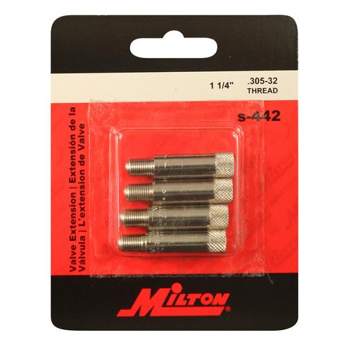 Pack of 4 Milton S-441 3//4 Brass Valve Extension