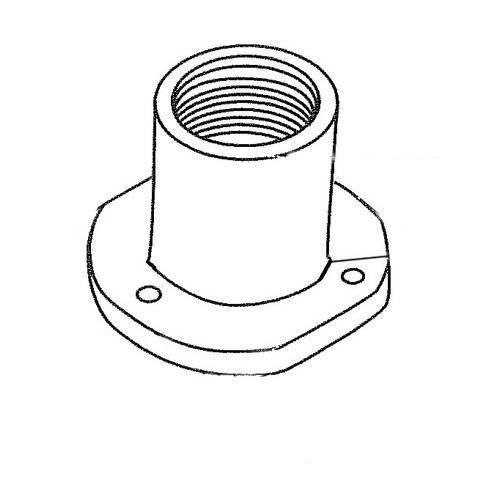 3/4 Thread Size 3/4 Thread Size Morris Product Morris 14421 Straight Malleable Concrete Slab Insert 