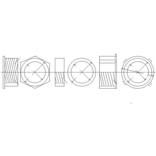 Buy Morris 14446, 21/2" Malleable Rigid 3Piece Coupling Mega Depot