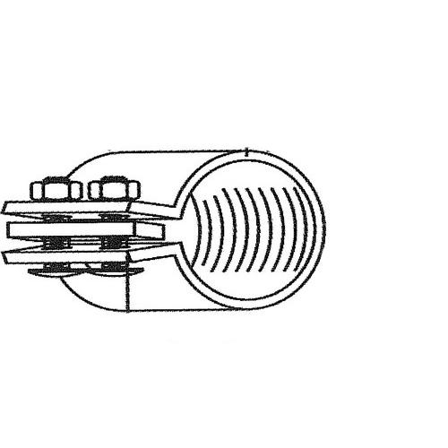 Buy Morris 14456, 4" Malleable Rigid Split Coupling Mega Depot