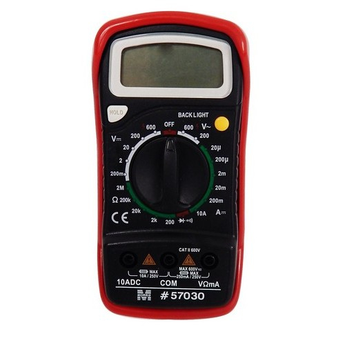 Buy Morris 57030, AC/DC Digital Multimeter with Rubber Holster Mega Depot