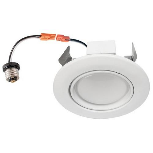 Morris Products LED Gimbal Recessed Lighting Retrofit Kit ? for Recessed Downlighting, Alternative to Incandescent Lights ? Energy Efficient, Dimmable - Gimbal Bezel, 3000K, 10 Watts, 4?