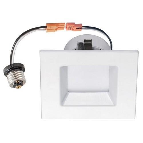 Morris Products LED Square Recessed Lighting Retrofit Kit ? for Recessed Downlighting, Alternative to Incandescent Lights ? Energy Efficient, Dimmable ? Square Bezel, 3000K, 10 Watts, 4?