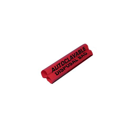 Mtc Bio A9000r, Autoclave Bag, 12.2" X 26" Red (biohazard)