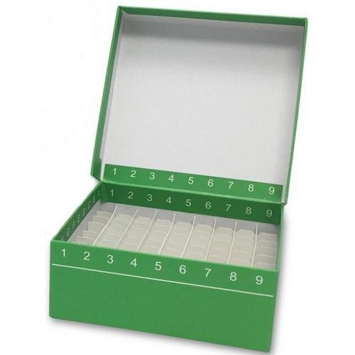 3 FlipTop Cardboard Freezer Box 81-Place with Attached Hinged Lid - White