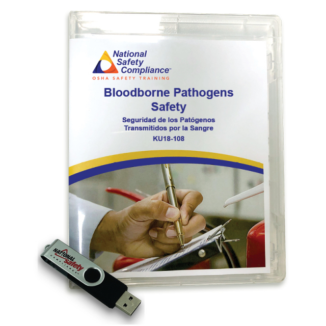 Buy National Safety Compliance KU18108, Bloodborne Pathogens, USB, Eng