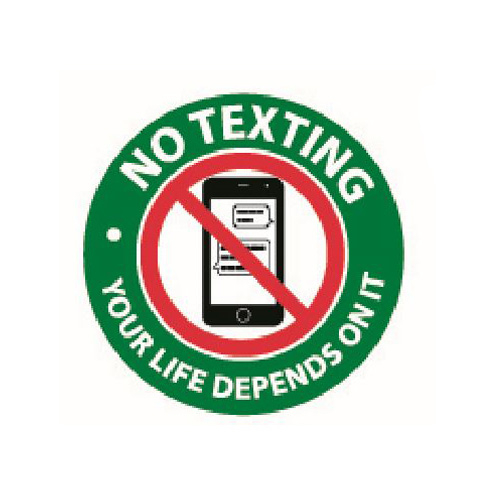 NMC M951AP, Label"No Texting - Your Life ." (12 Packs of 25 pcs)