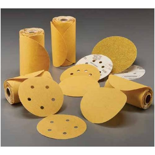 Norton 07660701641, Stick & Sand 5in X 5 Hole Disc Roll, P60 Grit