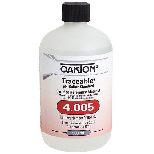 Oakton Wd-00651-00, Ph Buffer Standard Solution, 4.005, 473 Ml Clear