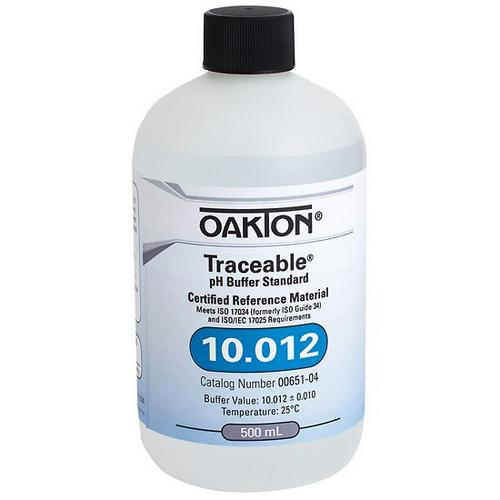 Oakton Wd-00651-04, Ph Buffer Standard Solution, 10.012, 473 Ml Clear
