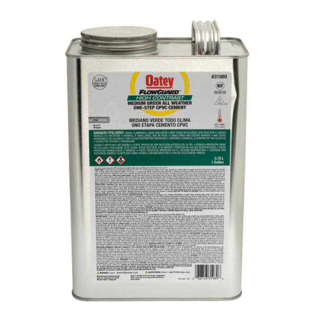 1gal CPVC All Weather 1 Step Green Cement