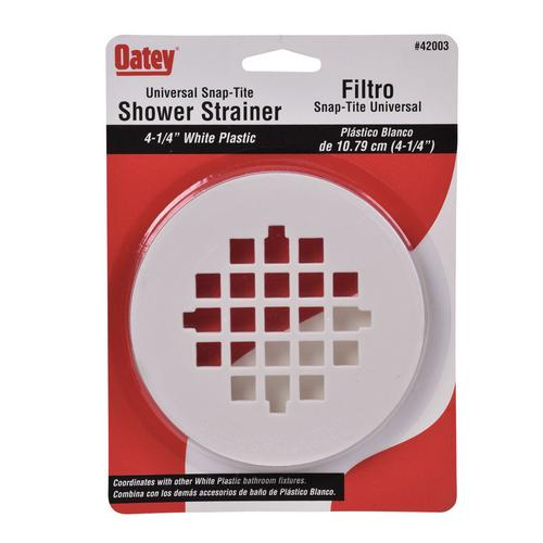 Buy Oatey 42003, 41/4" White Plastic Strainer, (Pack of 12 pcs) Mega