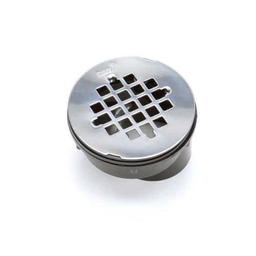 Oatey 42788 Offset ABS Shower Drain with Stainless Steel Strainer 2-Inch