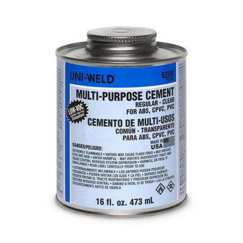 Oatey 6246s, 16 Oz. Multi Purpose Regular Clear Cement