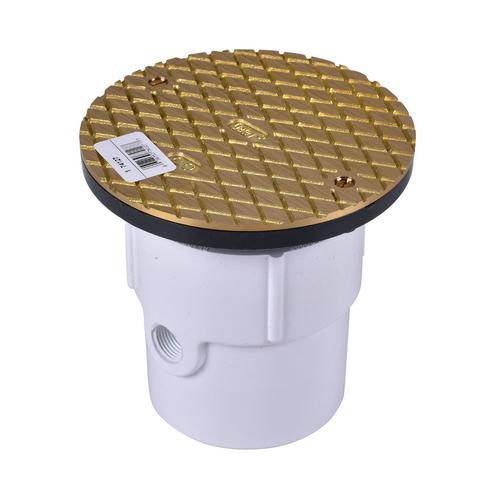 Buy Oatey 74138, 4" PVC Pipe Base General Purpose Cleanout w/ Brass