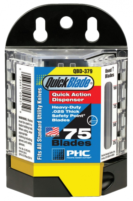 Pacific Handy Cutter Bb6379kit, Combo Kit W/ Dispenser, Blade Bank