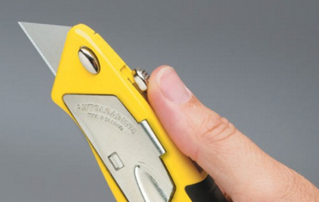 New PHC QuickBlade Safety Cutter Auto Reloader Yellow 5 Blades QBA375 