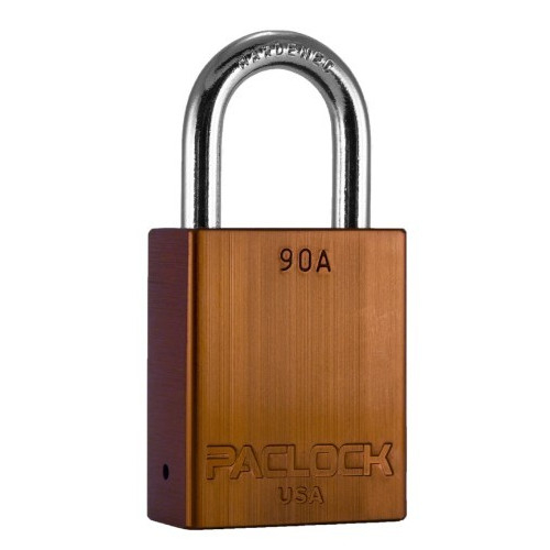 Paclock 90a-1-3/16-orn With Kd, 90a Al Rekeyable Padlock With Kd