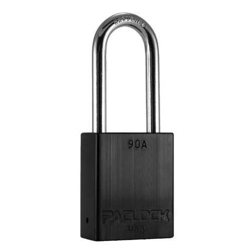 Paclock 90a-2-blk With Kd, 90a Aluminum Rekeyable Padlock With Kd