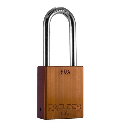 Paclock 90a-2-orn With Mk, 90a Aluminum Rekeyable Padlock With Mk