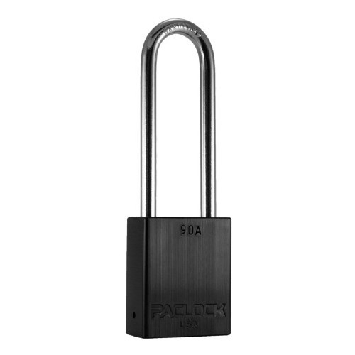 Paclock 90a-3-blk With Mk, 90a Aluminum Rekeyable Padlock With Mk