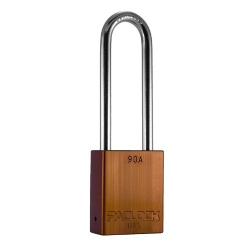 Paclock 90a-3-orn With Kd, 90a Aluminum Rekeyable Padlock With Kd