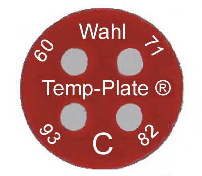 Palmer Wahl 444-060c, Mini Round 4-position Temp-plate