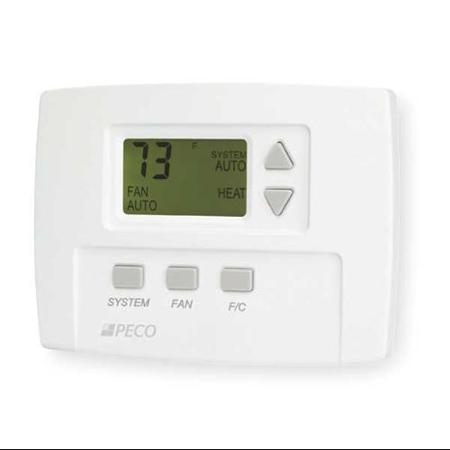 Peco 68348, Ta170-001 1 Heat/1 Cool 3-speed Fan Thermostat