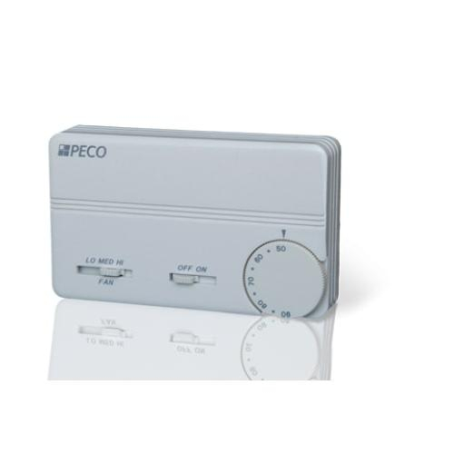 Peco 68604, Ta155-046 3-speed Fan Manual Changeover Thermostat
