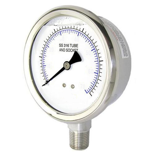 Buy PIC Gauges 301L11/2400600, 301L Series Stainless Gauge, 11/2
