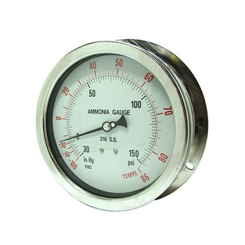 Buy PIC Gauges AMMONIA604, Ammonia604 Refrigeration Gauges, 6" Mega