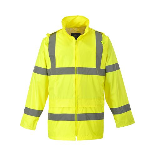 Yellow Size Portwest UH440YER7XL Hi-Vis Rain Jacket Textile 7X-Large