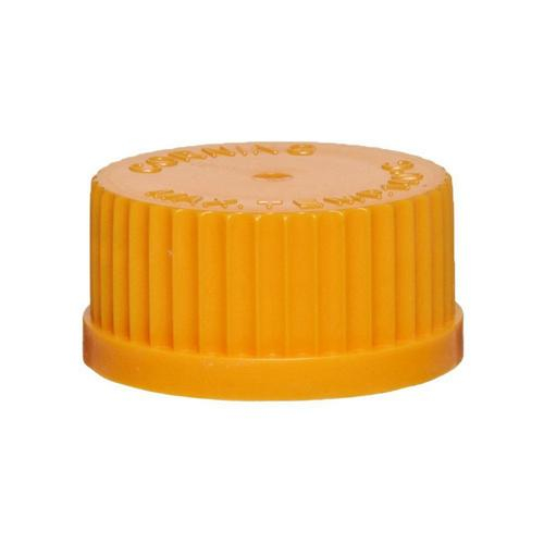 Pyrex 1395-45ltc, 45mm Orange Polypropylene Screw Cap With Plug Seal