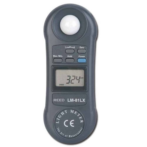 Reed Lm-81lx-nist, Auto-ranging Light Meter