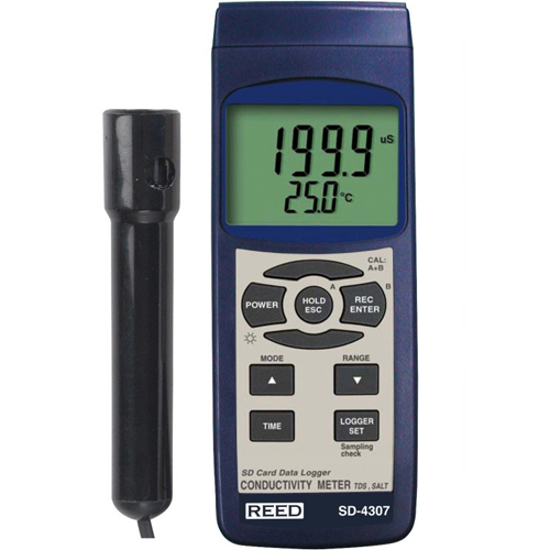 Reed Sd-4307-nist, Tds / Salinity Meter / Data Logger