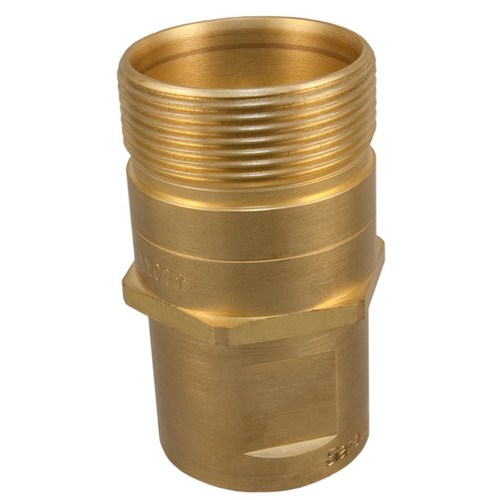 Safeway Hydraulics S511-8f, S51 Brass Coupler Male Tip With Viton Seal
