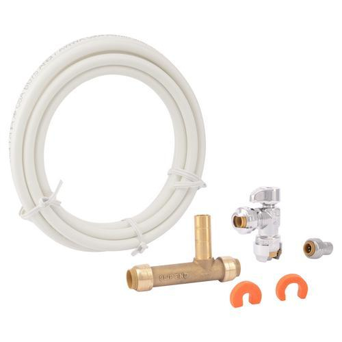 Sharkbite 25024, 1/2" Ice Maker Connector Kit With Angle Stop