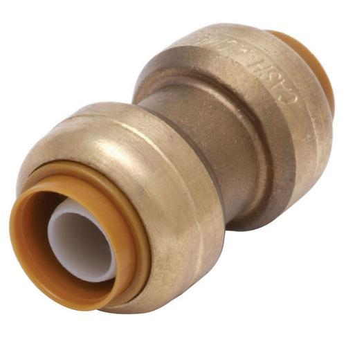SharkBite U008LF 1//2/" x 1//2/" Brass Push Coupling