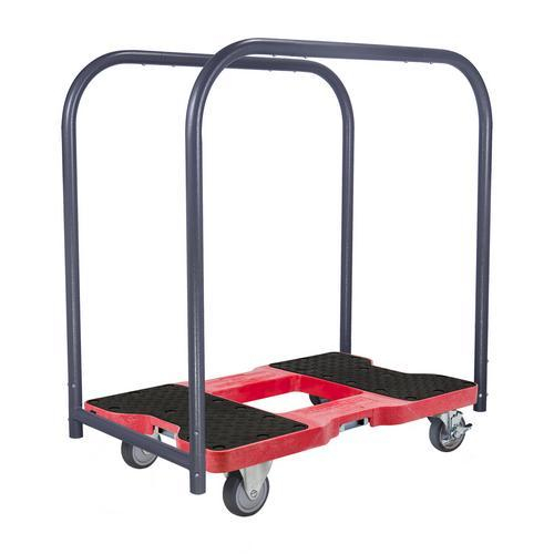 Snap-loc Sl1200pc4tr, E-track Professional Push Panel Cart Dolly Red