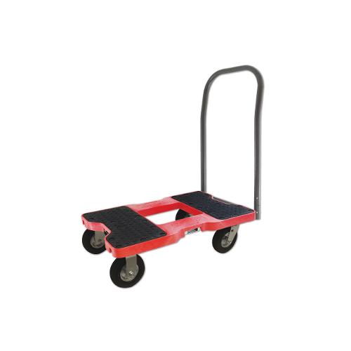 Snap-loc Sl1500p6ar, 32" X 20-1/2" X 9-1/2" Air-ride Push Cart Red Dolly, 1500lb