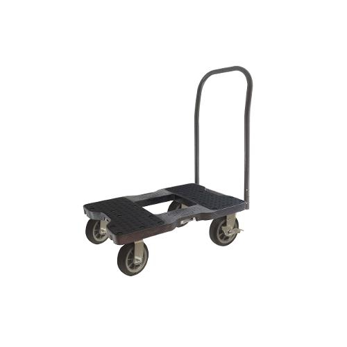 Snap-loc Sl1500p6b, 32" X 20-1/2" X 9-1/2" All-terrain Push Cart Black Dolly, 1500lb