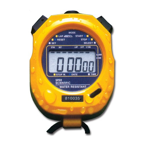 Sper Scientific 810035c, Water Resistant Digital Stopwatch