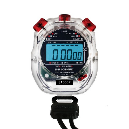 Sper Scientific 810037, Water Resistant Digital Stopwatch