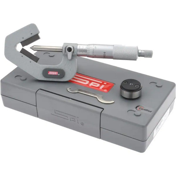 Buy SPI CMS160809115, 0.09 to 1" Measurement, Mechanical Anvil Micrometer -  Mega Depot
