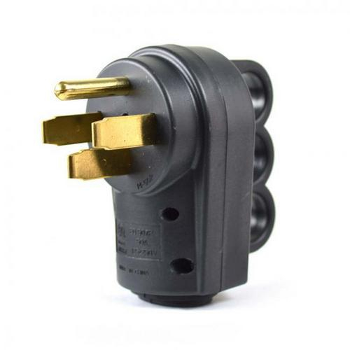 Superior Electric Rva1595, 50a Replacement Male Rv Plug - Etl