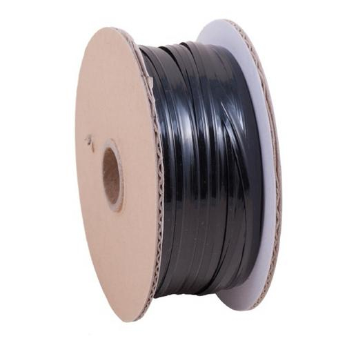 Tach-it #01-230-black, Black Plastic/plastic Twist Tie Ribbon On Spool