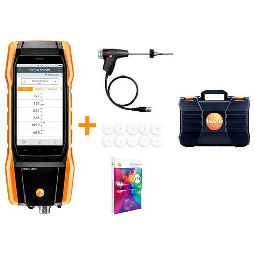 Testo 0564 3004 92, 300 Longlife Combustion Analyzer Kit