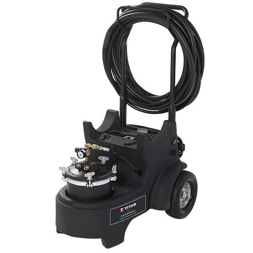 Buy Titan Tool 0524000, CAPSPRAY HVLP 2.5 Gal PP Power Cart Mega Depot