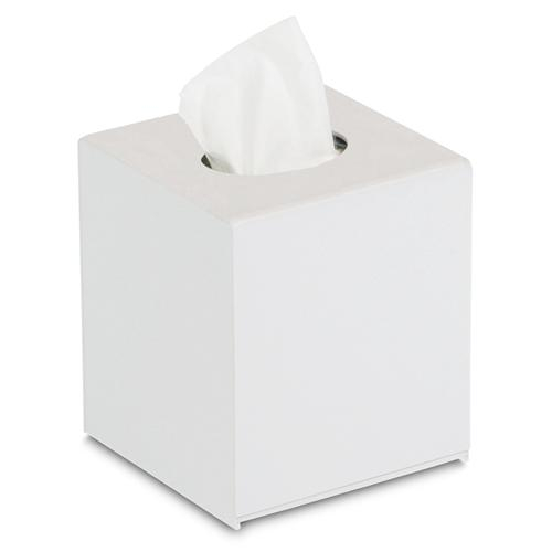 Trippnt 50995, Kleenex Box Holder, Cube, White