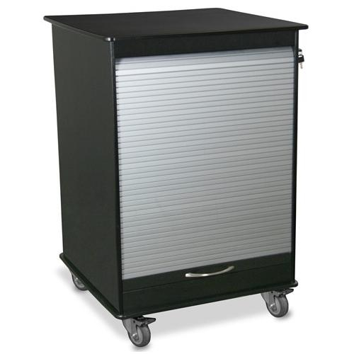 Trippnt 51002, Small Black/silver Polyethylene Mobile Lab Cabinet